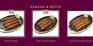 Al Nawab Restaurant Sharjah Menu - Kababs & Botis