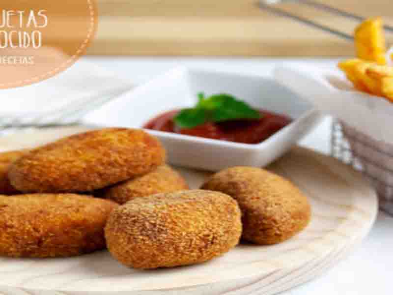 Cooked or puchero croquettes (the best recipe)
