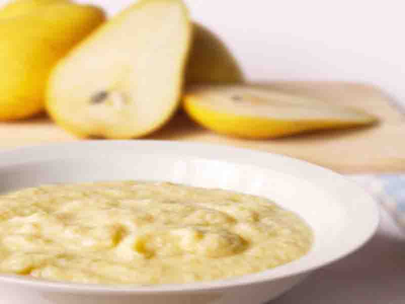Chicken and pear puree for babies