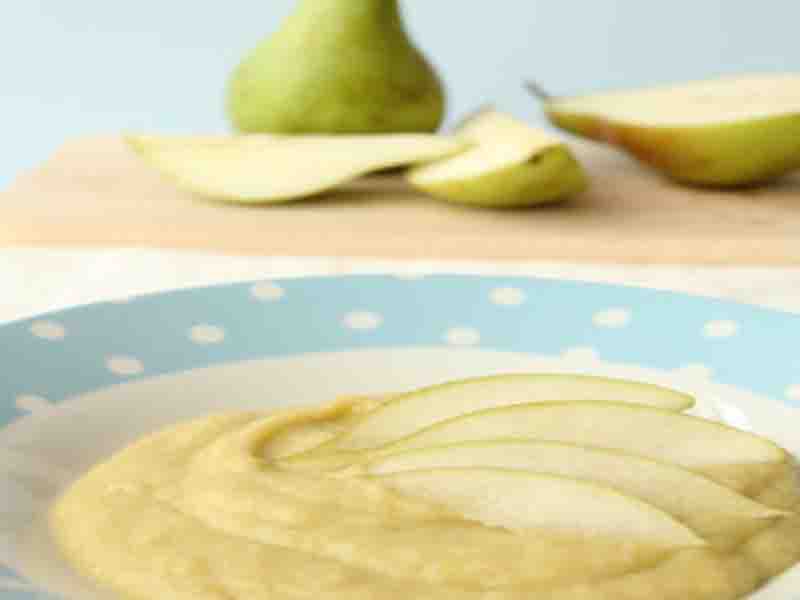 Pear vichyssoise for babies | Recipes for kids